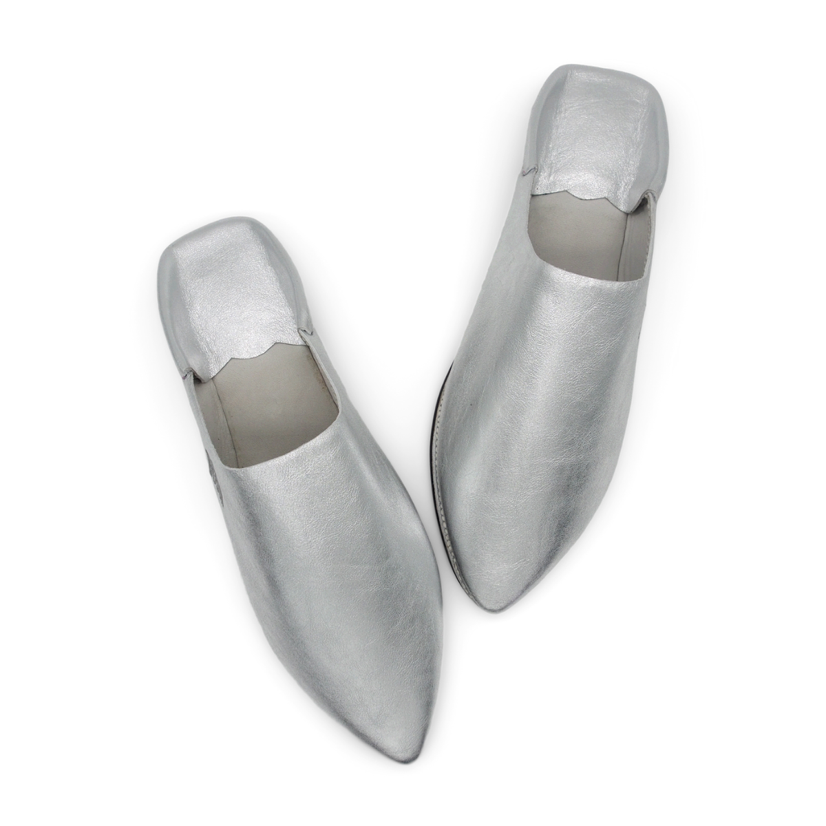 THE O.G. SILVER BABOUCHE