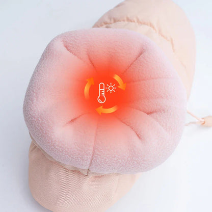 Plys varme ballet-booties til opvarmning