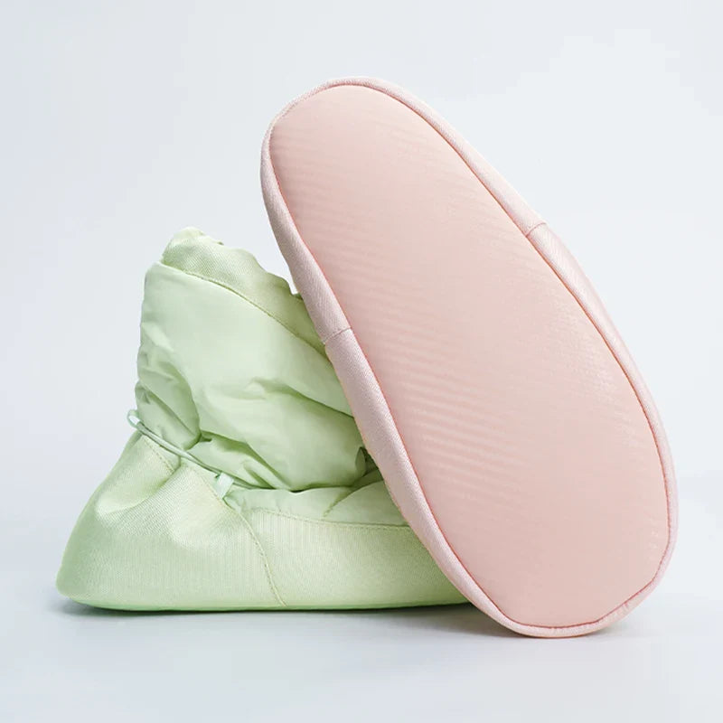 Plys varme ballet-booties til opvarmning