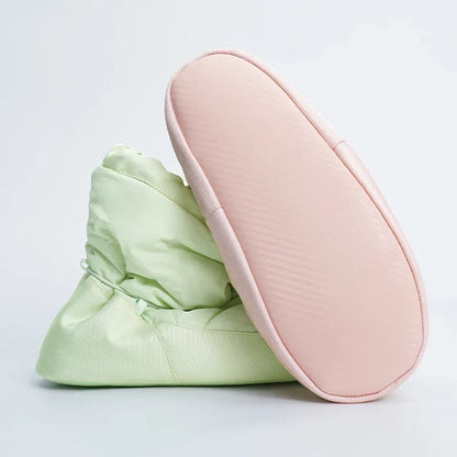 Plys varme ballet-booties til opvarmning