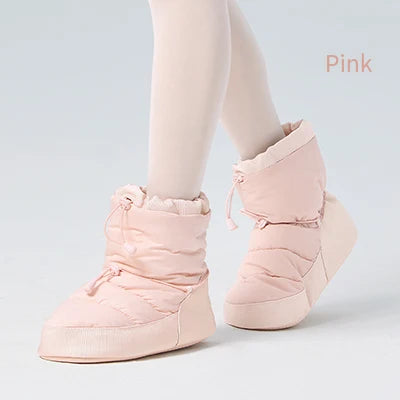 Plys varme ballet-booties til opvarmning